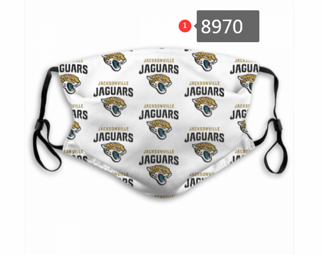 2020 NFL Jacksonville Jaguars #3 Dust mask with filter